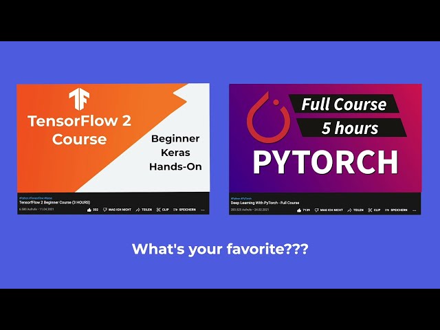 فیلم آموزشی: من همین مدل را با TensorFlow و PyTorch | ساختم کدام فریم ورک بهتر است؟ با زیرنویس فارسی