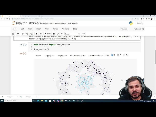 فیلم آموزشی: کتابخانه Drawdata-Python برای ترسیم مجموعه داده در نوت بوک Jupyter