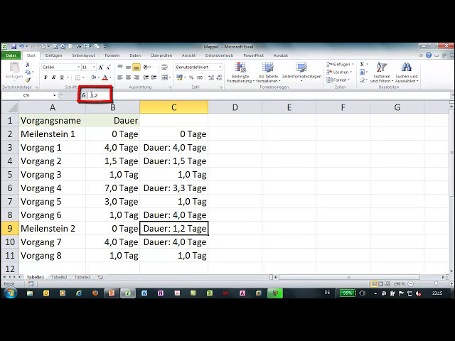 فیلم آموزشی: Excel - Benutzerdefiniertes Zahlenformat - Einheiten Tag bzw. تاج