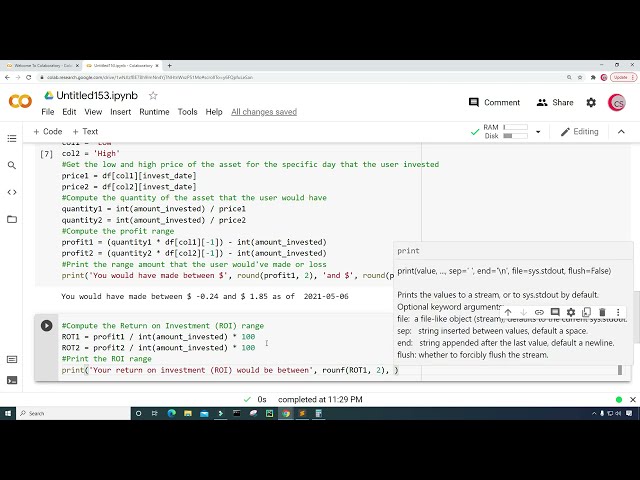 فیلم آموزشی: با استفاده از پایتون یک ماشین حساب سود Dogecoin بسازید با زیرنویس فارسی