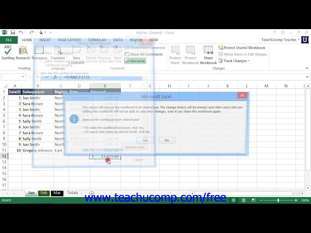 فیلم آموزشی: Excel 2013 Tutorial Sharing Workbooks Microsoft Training Lesson 16.1 با زیرنویس فارسی