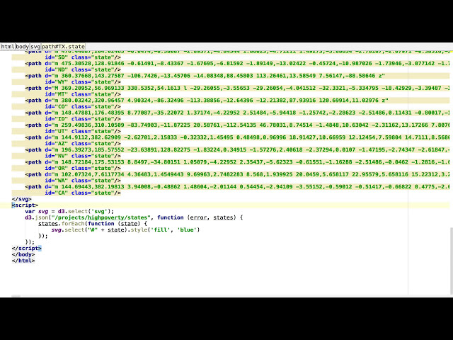 فیلم آموزشی: شروع با داده: استفاده از Python و D3 برای تجسم JSON از اهداکنندگان REST API را انتخاب کنید