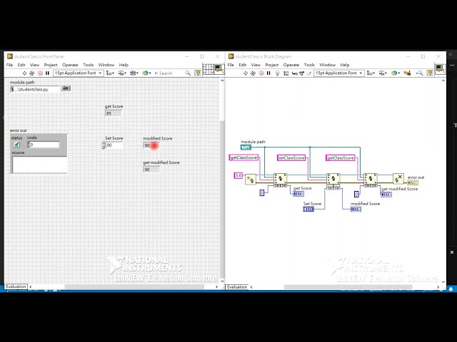 فیلم آموزشی: [LabVIEW][Python][Voice] فراخوانی متد کلاس پایتون در Python Node