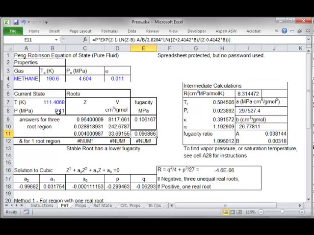 فیلم آموزشی: ویژگی های PVT Peng-Robinson - Excel با زیرنویس فارسی