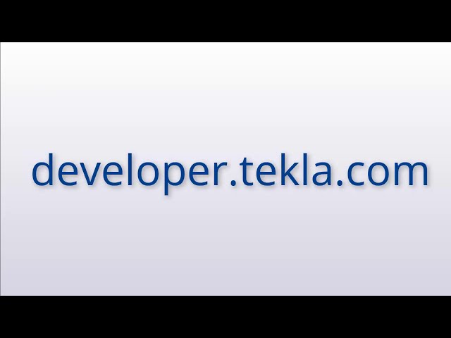 فیلم آموزشی: Tekla Open API: نحوه ساخت 3 برنامه در 5 دقیقه با زیرنویس فارسی