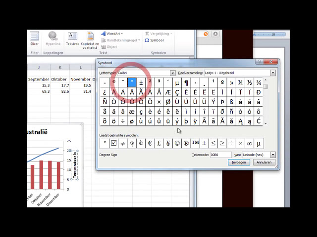 فیلم آموزشی: Klimaatgrafiek ساخته شده در Excel 2010