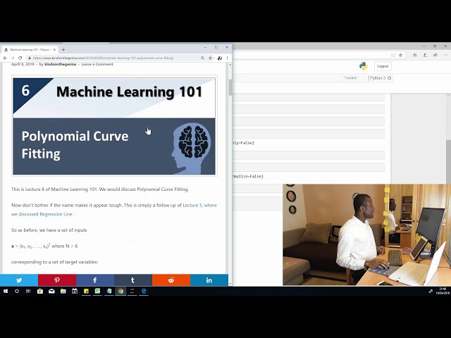 فیلم آموزشی: نحوه انجام رگرسیون چند جمله ای در پایتون با استفاده از نوت بوک Jupyer با زیرنویس فارسی
