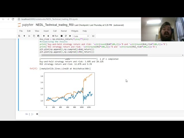 فیلم آموزشی: تجارت الگوریتمی در پایتون: تجزیه و تحلیل فنی و RSI با زیرنویس فارسی