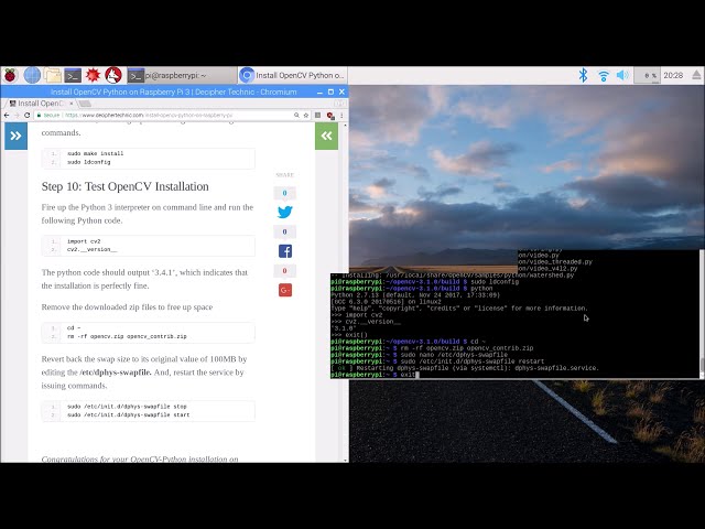 فیلم آموزشی: OpenCV Python را روی Raspberry Pi نصب کنید با زیرنویس فارسی