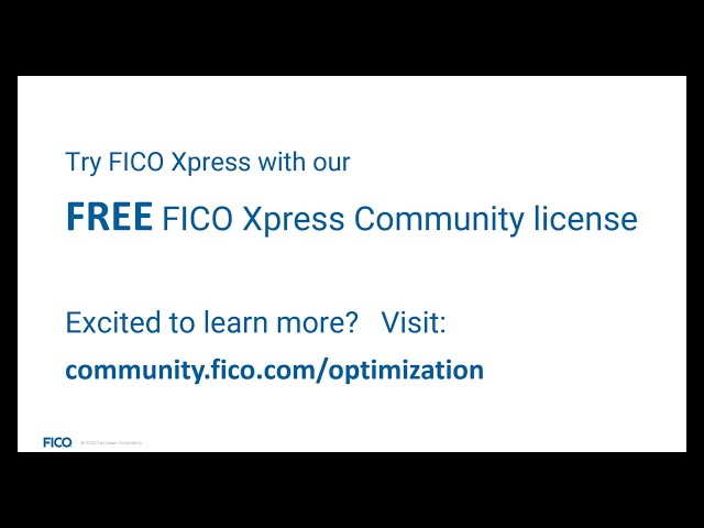 فیلم آموزشی: راهنمای مبتدیان برای FICOآ® Xpress Insight برای کاربران پایتون