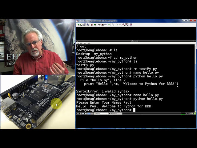 فیلم آموزشی: Beaglebone Black درس 3: اجرای پایتون بر روی Beaglebone خود با زیرنویس فارسی