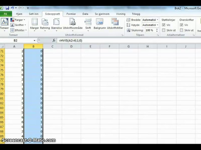 فیلم آموزشی: Terningkast- شبیه سازی med Excel با زیرنویس فارسی