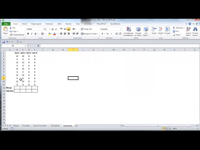 فیلم آموزشی: آمار Excel 03 - اندازه گیری پراکندگی: محدوده، واریانس و انحراف استاندارد با زیرنویس فارسی