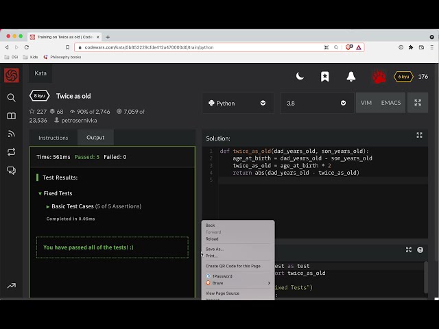 فیلم آموزشی: Codewars - Python - دو برابر قدیمی با زیرنویس فارسی