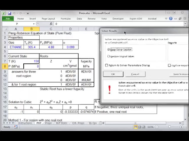فیلم آموزشی: پنگ رابینسون با استفاده از حل کننده برای PVT و فشار بخار - اکسل با زیرنویس فارسی