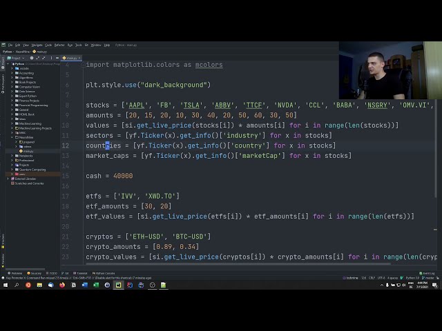 فیلم آموزشی: سبد سهام خود را با پایتون بهینه کنید با زیرنویس فارسی