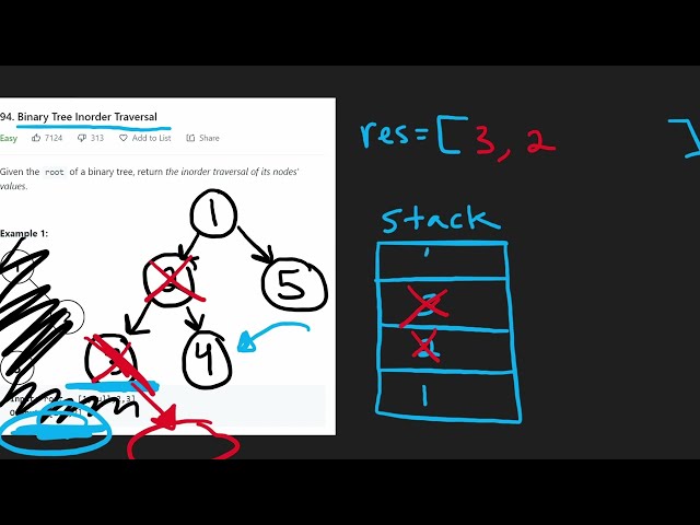 فیلم آموزشی: تکراری و بازگشتی - پیمایش به ترتیب درخت باینری - Leetcode 94 - Python با زیرنویس فارسی