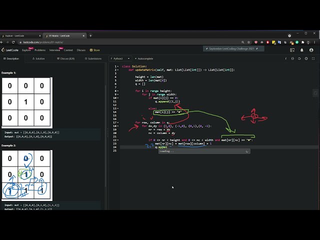 فیلم آموزشی: Leetcode 542. 01 Matrix - Python با زیرنویس فارسی