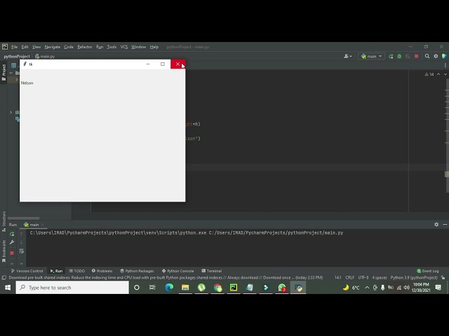 فیلم آموزشی: نحوه جابجایی متن در رابط کاربری گرافیکی پایتون | نحوه جابجایی متن در tkinter GUI با زیرنویس فارسی