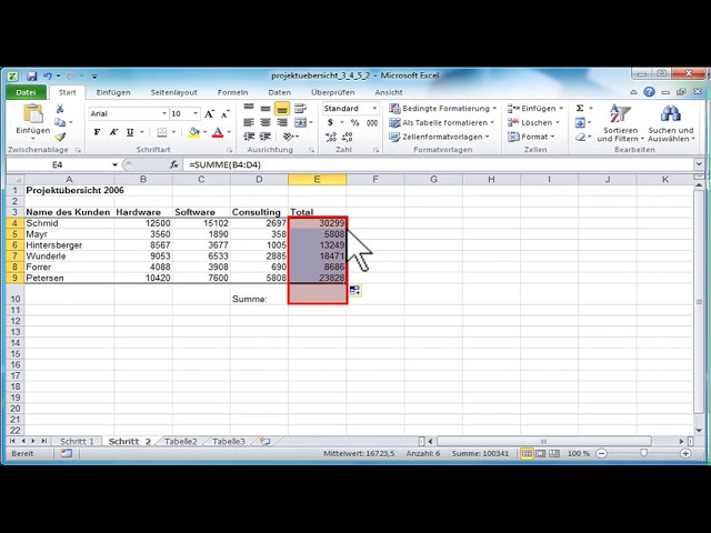 فیلم آموزشی: Excel: Summe berechnen با زیرنویس فارسی