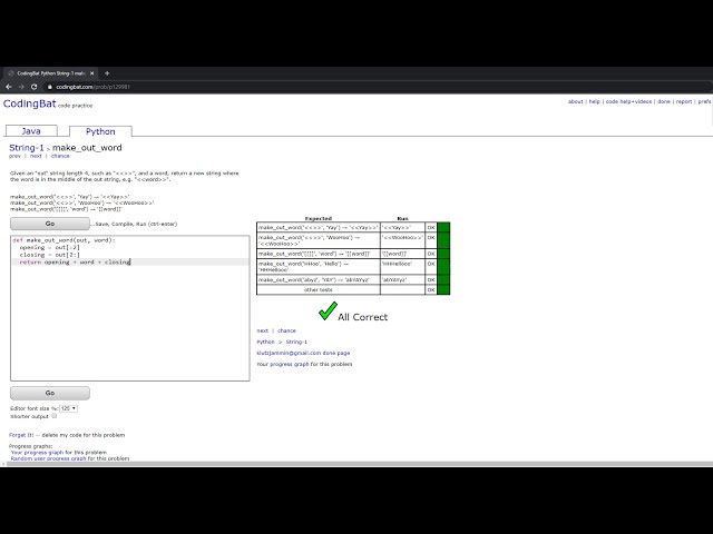 فیلم آموزشی: String-1 (make_out_word) آموزش پایتون || codingbat.com با زیرنویس فارسی