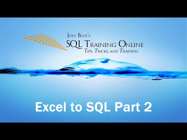 فیلم آموزشی: Import Export Wizard - Excel به SQL Server - Part #2 با زیرنویس فارسی