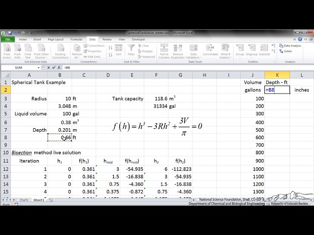 فیلم آموزشی: Bisection Live Method/Excel با زیرنویس فارسی