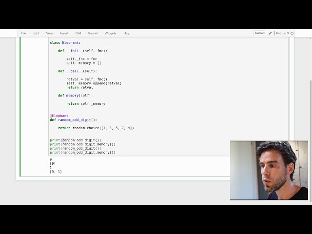 فیلم آموزشی: Python Decorators 3: تبدیل یک تابع به یک نمونه کلاس با زیرنویس فارسی