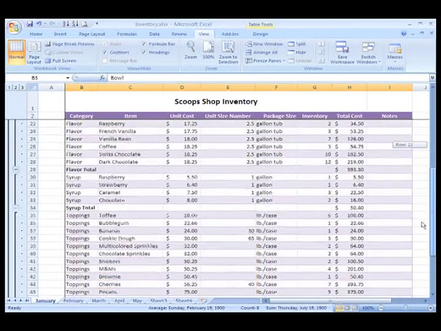 فیلم آموزشی: Excel 2007: کار با کاربرگ ها با زیرنویس فارسی