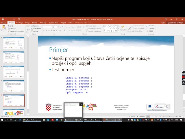 فیلم آموزشی: پایتون - چاپ funkcije، ورودی، int، شناور، گرد