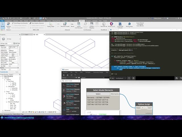 فیلم آموزشی: دینام | دریافت مکان نقطه اتصال | Revit و Python با زیرنویس فارسی