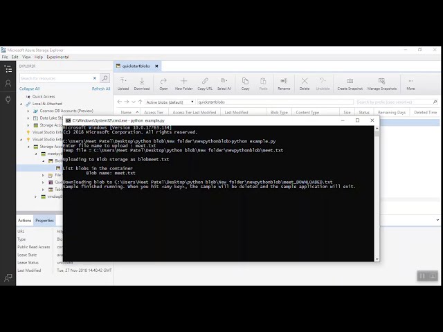 فیلم آموزشی: نحوه آپلود فایل در فضای ذخیره سازی Azure Blob با استفاده از پایتون