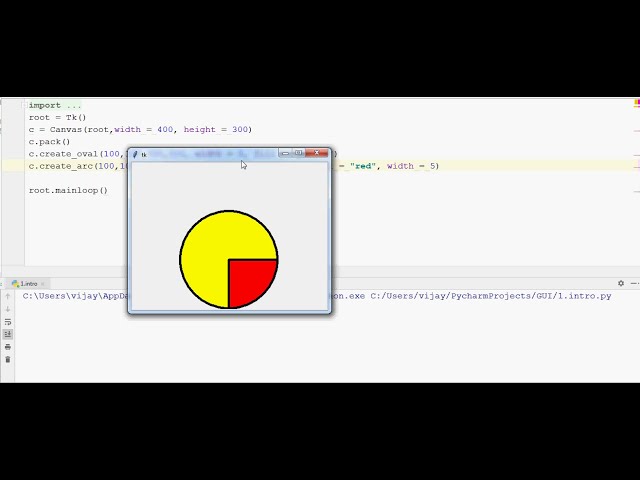 فیلم آموزشی: شماره 4 | ایجاد قوس و دایره با استفاده از پایتون Tkinter در تامیل | پایتون برای توسعه رابط کاربری گرافیکی با زیرنویس فارسی