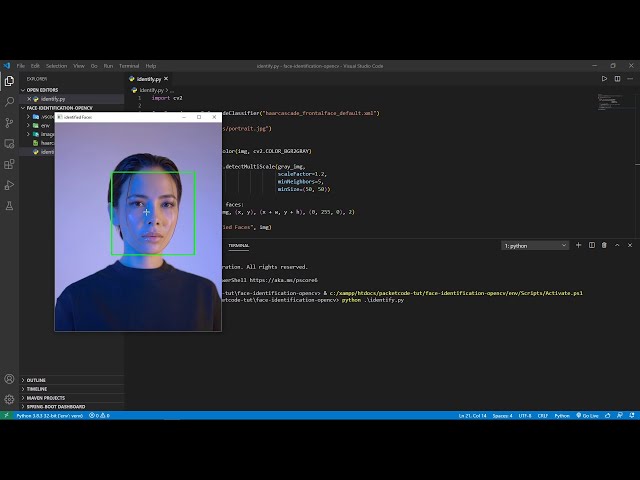 فیلم آموزشی: شناسایی چهره در پایتون با استفاده از OpenCV || 2020