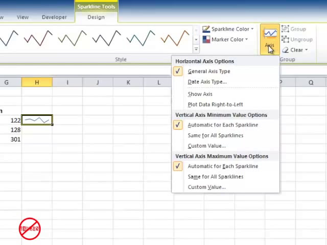 فیلم آموزشی: Excel Sparklines - نمودارهای کوچک با زیرنویس فارسی