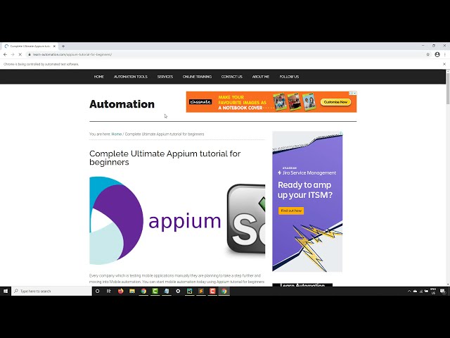 فیلم آموزشی: #18-عمل شناور موس در Selenium Webdriver با پایتون با استفاده از ActionsChain