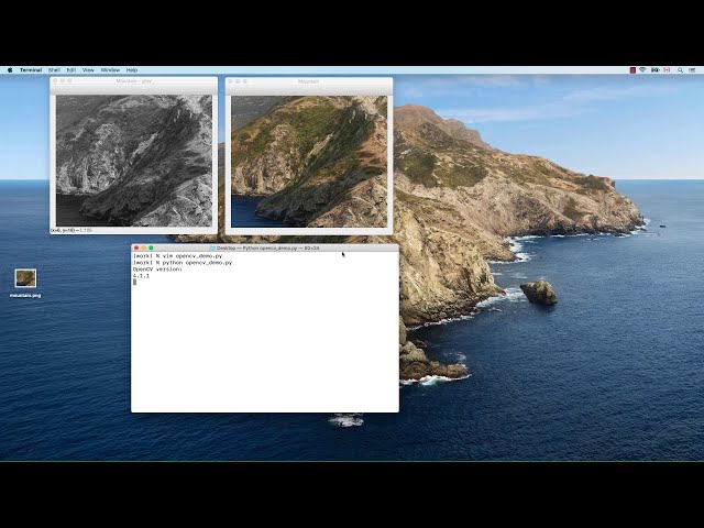 فیلم آموزشی: OpenCV را برای پایتون در macOS Catalina نصب کنید