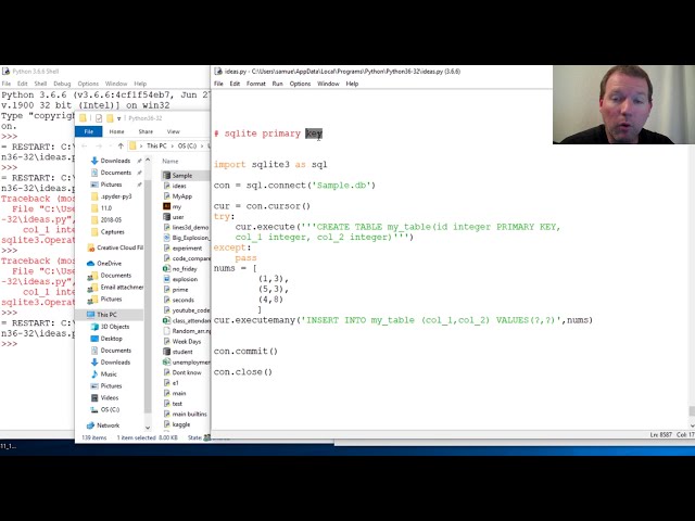 فیلم آموزشی: آموزش اصول اولیه Python Sqlite Primary Key Increment Auto با زیرنویس فارسی
