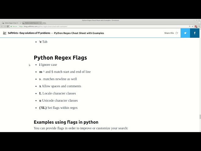 فیلم آموزشی: برگه تقلب python regex با مثال با زیرنویس فارسی