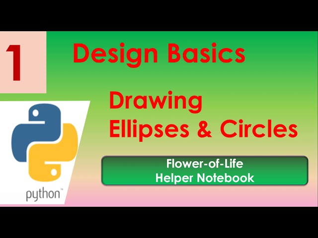 فیلم آموزشی: طراحی های هنری با استفاده از پایتون - ترسیم بیضی ها و دایره ها - Matplotlib با زیرنویس فارسی