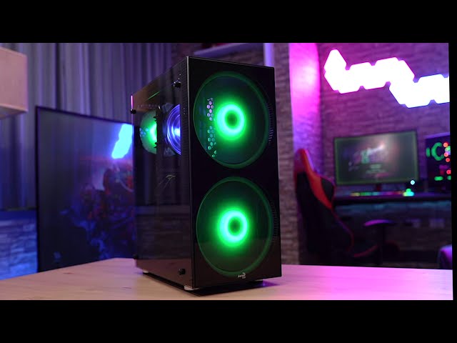 فیلم آموزشی: قاب AeroCool Python Mid Tower - 60 حالت نورپردازی