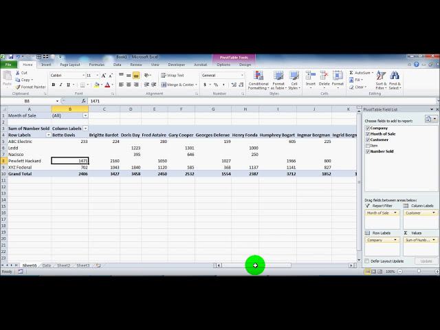 فیلم آموزشی: آموزش Microsoft Excel Pivot Table برای مبتدیان - Excel 2003, 2007, 2010 با زیرنویس فارسی