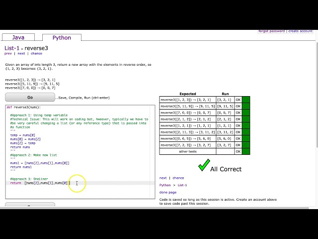 فیلم آموزشی: Codingbat - reverse3 (Python) با زیرنویس فارسی