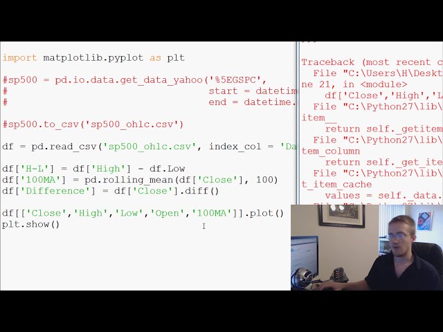 فیلم آموزشی: پانداس با پایتون 2.7 قسمت 6 - تجسم داده ها با Matplotlib با زیرنویس فارسی