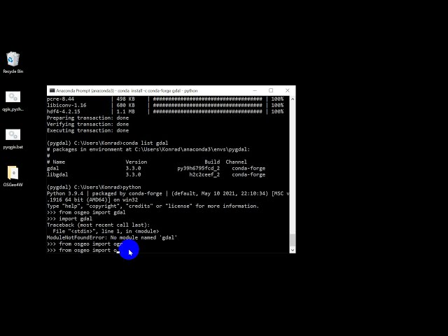 فیلم آموزشی: GDAL را برای پایتون با Anaconda نصب کنید با زیرنویس فارسی