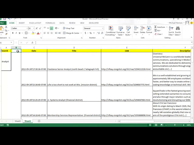 فیلم آموزشی: Excel 2013: Web Data Query با زیرنویس فارسی