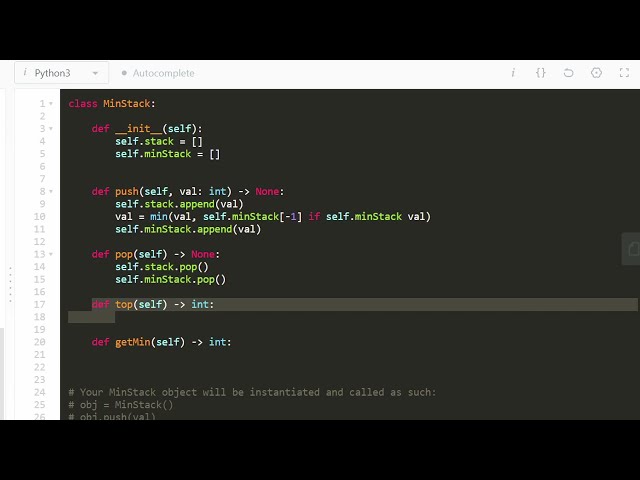 فیلم آموزشی: طراحی Min Stack - سوال مصاحبه آمازون - Leetcode 155 - Python با زیرنویس فارسی