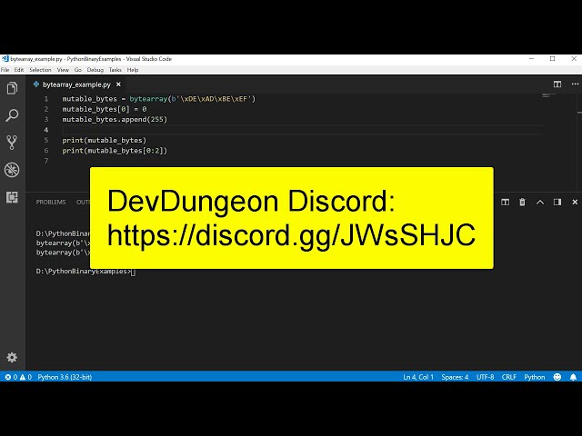 فیلم آموزشی: آموزش Byte و Bytearray در پایتون 3 با زیرنویس فارسی