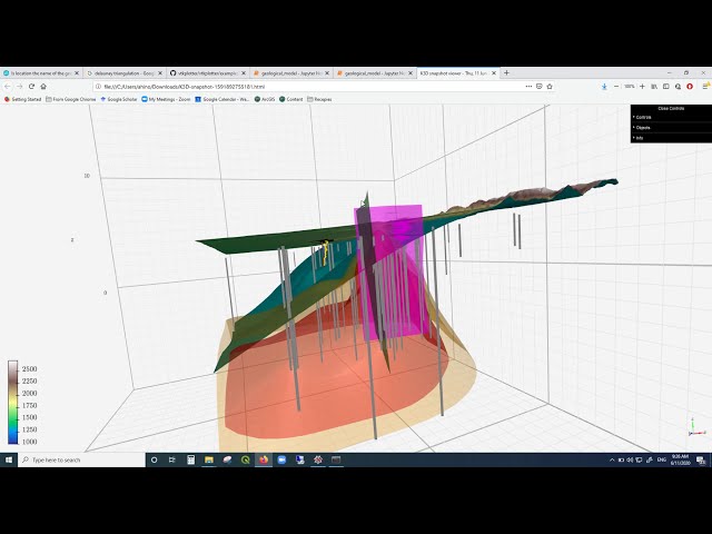 فیلم آموزشی: آموزش: ایجاد یک مدل زمین شناسی سه بعدی تعاملی در پایتون با استفاده از vedo (v3do) با زیرنویس فارسی