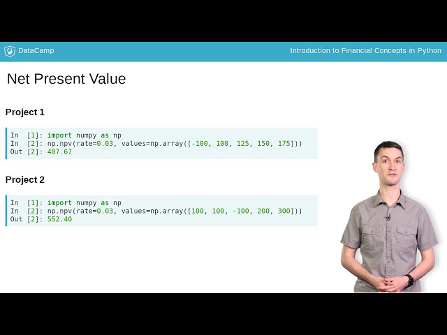 فیلم آموزشی: آموزش پایتون: ارزش فعلی خالص و جریان های نقدی با زیرنویس فارسی